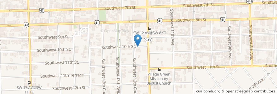 Mapa de ubicacion de Debbie School en United States, Florida, Miami-Dade County, Miami.