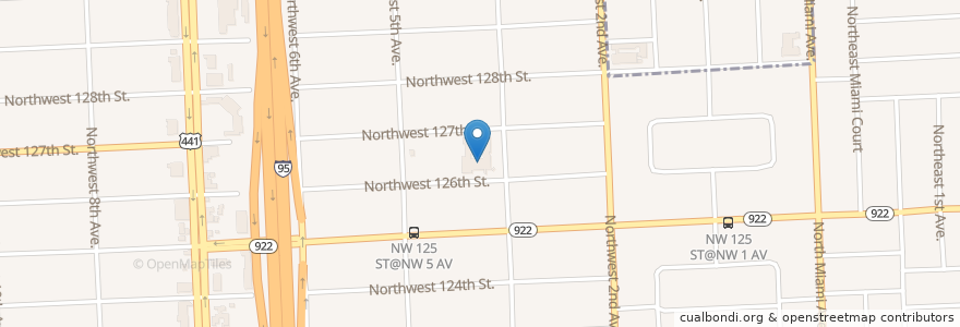 Mapa de ubicacion de Good Shepherd Church en United States, Florida, Miami-Dade County, North Miami.
