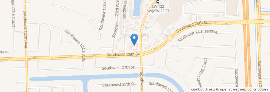 Mapa de ubicacion de Gladeview Church en Vereinigte Staaten Von Amerika, Florida, Miami-Dade County.
