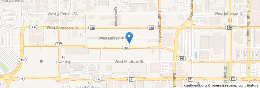 Mapa de ubicacion de Spring Hill Missionary Baptist Church en United States, Florida, Leon County, Tallahassee.