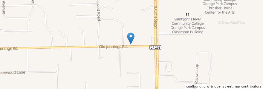 Mapa de ubicacion de Doctors Inlet Church of God en United States, Florida, Clay County.