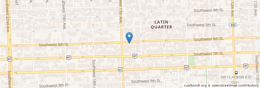 Mapa de ubicacion de Saint Louis Catholic Church en United States, Florida, Miami-Dade County, Miami.