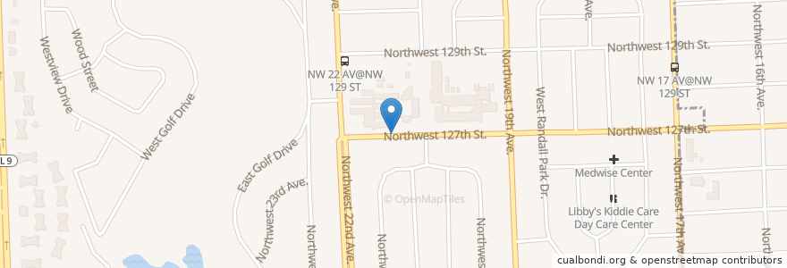 Mapa de ubicacion de Westview Elementary Head Start en Estados Unidos De América, Florida, Condado De Miami-Dade.