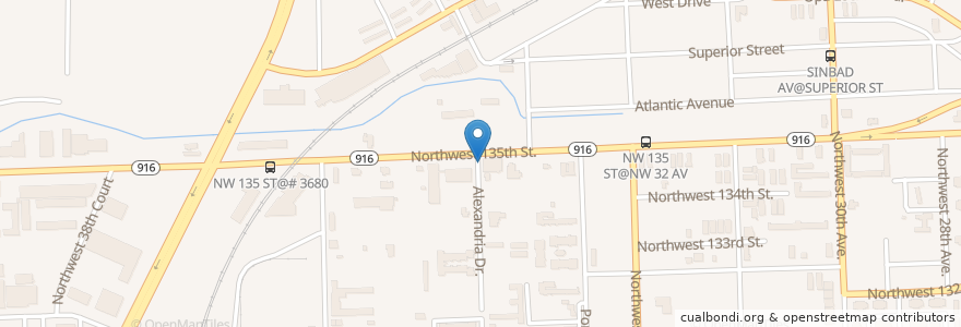 Mapa de ubicacion de Vankara: A Learning Exchange Preschool en États-Unis D'Amérique, Floride, Comté De Miami-Dade, Opa-Locka.