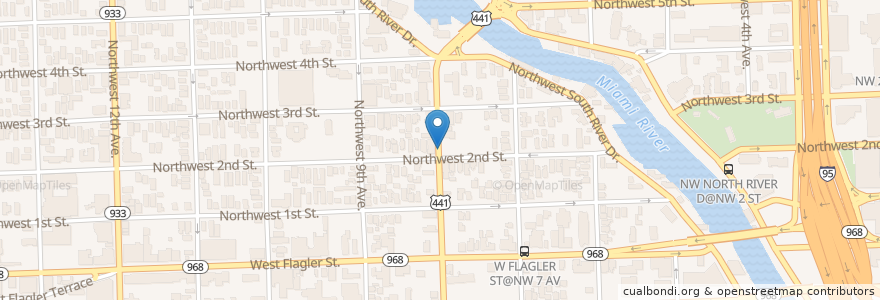 Mapa de ubicacion de Vann Academy en Verenigde Staten, Florida, Miami-Dade County, Miami.