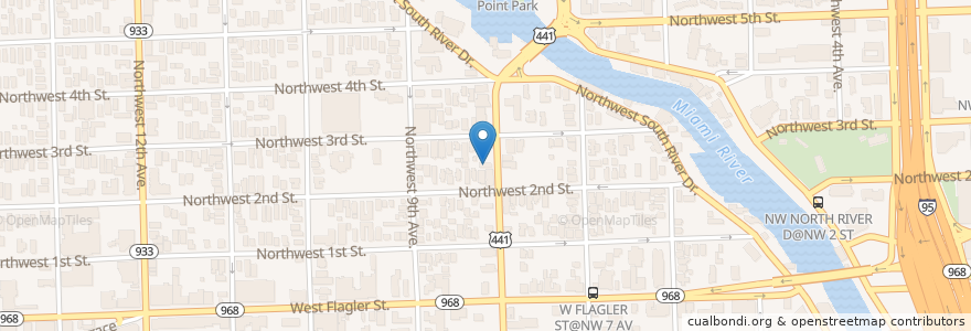 Mapa de ubicacion de Vann Academy II en ایالات متحده آمریکا, فلوریدا, شهرستان میامی-دید، فلوریدا, میامی.