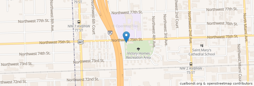 Mapa de ubicacion de Victory Homes Head Start en Amerika Birleşik Devletleri, Florida, Miami-Dade County, Miami.