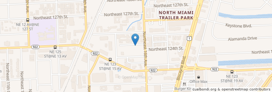 Mapa de ubicacion de Star Bright Preschool en Amerika Syarikat, Florida, Miami-Dade County, North Miami.