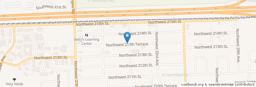 Mapa de ubicacion de Saint Michael's Preschool en Estados Unidos De América, Florida, Condado De Miami-Dade, Miami Gardens.