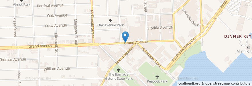 Mapa de ubicacion de Saint Stephen's Episcopal School en アメリカ合衆国, フロリダ州, マイアミ・デイド郡, マイアミ.