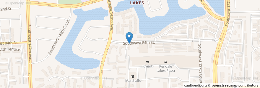 Mapa de ubicacion de Montessori Learning Center en Estados Unidos De América, Florida, Condado De Miami-Dade.