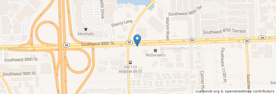 Mapa de ubicacion de Montessori School of Kendall en United States, Florida, Miami-Dade County.