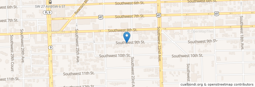 Mapa de ubicacion de Lincoln Marti Schools en Amerika Syarikat, Florida, Miami-Dade County, Miami.