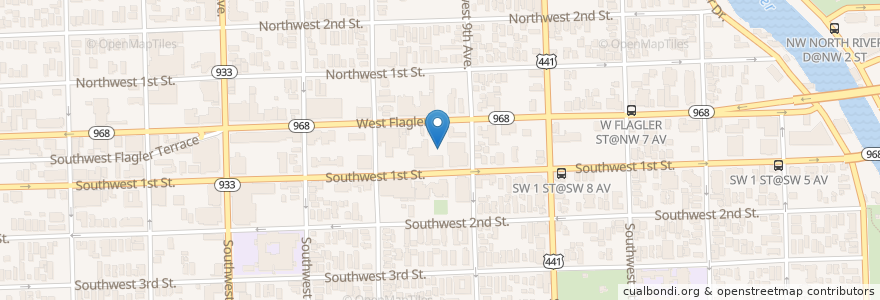 Mapa de ubicacion de Lincoln-Marti School en Amerika Syarikat, Florida, Miami-Dade County, Miami.