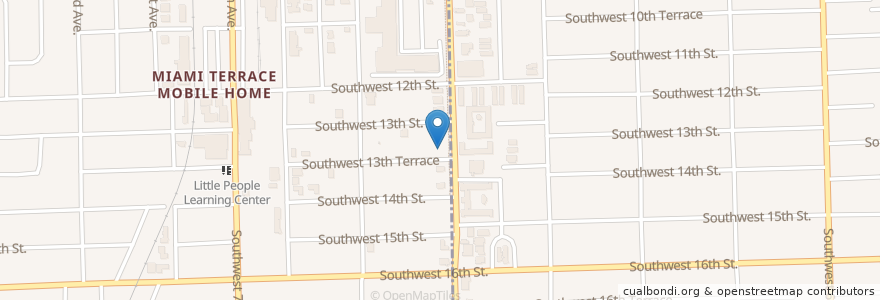 Mapa de ubicacion de Lincoln-Marti School en アメリカ合衆国, フロリダ州, マイアミ・デイド郡.