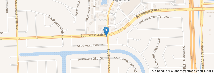 Mapa de ubicacion de Gladeview Christian School en United States, Florida, Miami-Dade County.