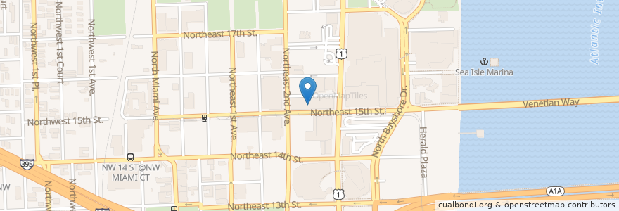 Mapa de ubicacion de District Instructional Center N en Estados Unidos Da América, Flórida, Condado De Miami-Dade, Miami.