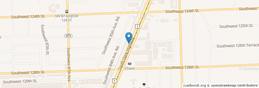 Mapa de ubicacion de American Academy en Amerika Birleşik Devletleri, Florida, Miami-Dade County.