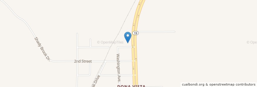 Mapa de ubicacion de Dona Vista Church en Estados Unidos De América, Florida, Lake County.