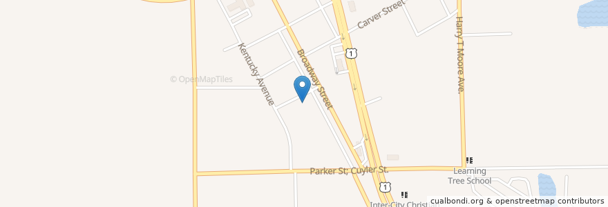 Mapa de ubicacion de Hosanna Mims Church of God en Stati Uniti D'America, Florida, Brevard County.