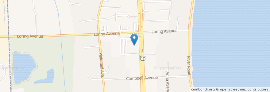 Mapa de ubicacion de Island View Baptist Church en ایالات متحده آمریکا, فلوریدا, Clay County, Orange Park.