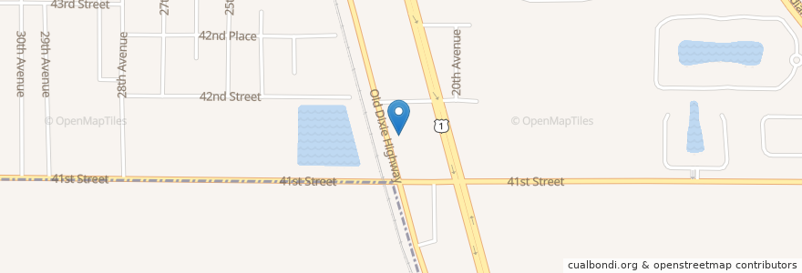 Mapa de ubicacion de Faith Temple Evangelistic Church en Stati Uniti D'America, Florida, Indian River County.