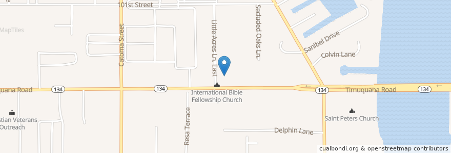 Mapa de ubicacion de International Bible Church of the Nazarene en États-Unis D'Amérique, Floride, Comté De Duval, Jacksonville.