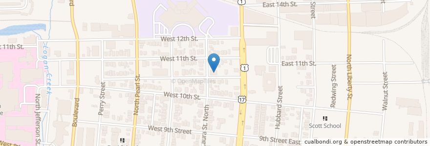Mapa de ubicacion de Breath of Life Seventh Day Adventist Church en United States, Florida, Duval County, Jacksonville.