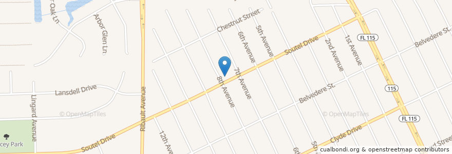 Mapa de ubicacion de Gateway Pentecostal Mission en United States, Florida, Duval County, Jacksonville.