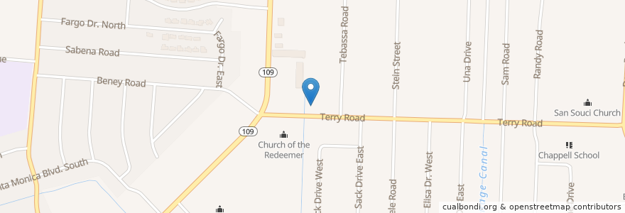 Mapa de ubicacion de Glad Tidings Assembly of God Church en Amerika Birleşik Devletleri, Florida, Duval County, Jacksonville.