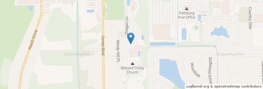 Mapa de ubicacion de Blessed Trinity Catholic School en Соединённые Штаты Америки, Флорида, Дувал, Джэксонвилл.