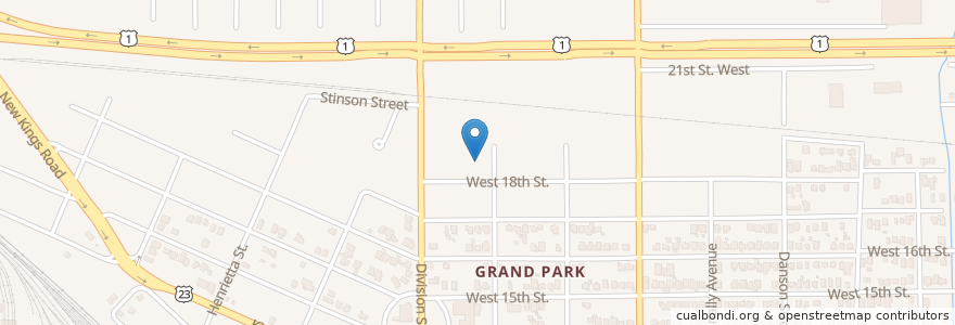 Mapa de ubicacion de Grand Park Career Center en Amerika Birleşik Devletleri, Florida, Duval County, Jacksonville.