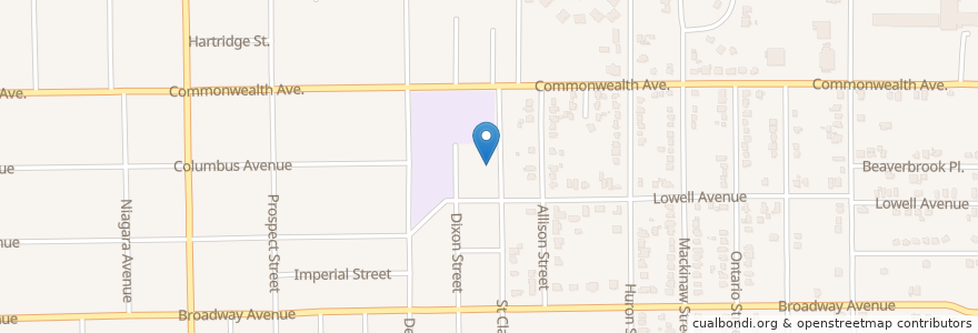 Mapa de ubicacion de Joshua Christian Faith Center en United States, Florida, Duval County, Jacksonville.