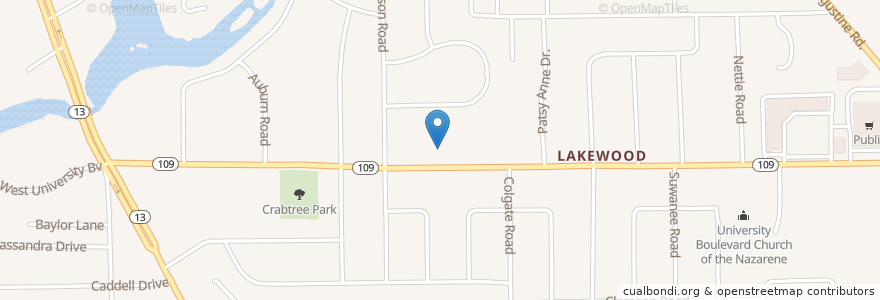 Mapa de ubicacion de Lakewood Presbyterian Church en Verenigde Staten, Florida, Duval County, Jacksonville.