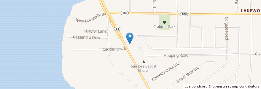 Mapa de ubicacion de Lakewood United Methodist Church en Vereinigte Staaten Von Amerika, Florida, Duval County, Jacksonville.