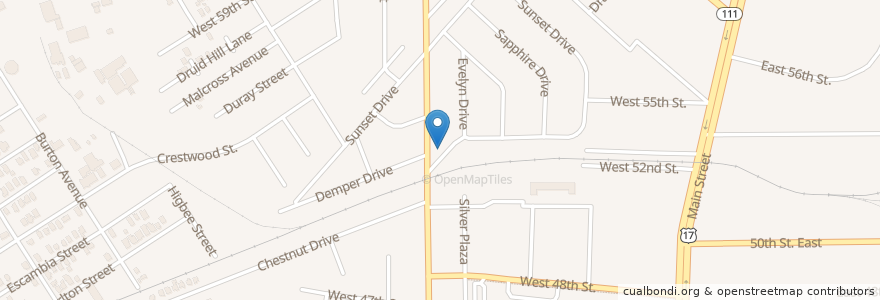 Mapa de ubicacion de Livingway Christian Fellowship Church en United States, Florida, Duval County, Jacksonville.