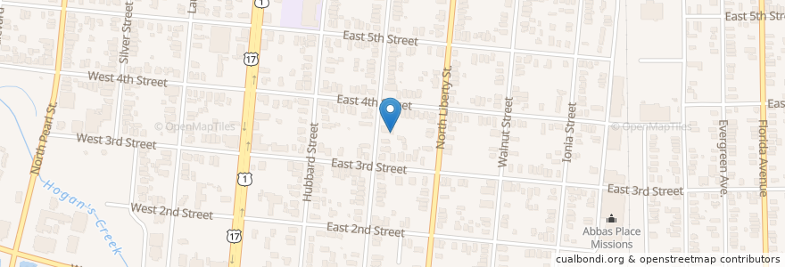 Mapa de ubicacion de Mount Carmel Baptist Church en 미국, 플로리다주, Duval County, 잭슨빌.