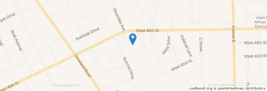 Mapa de ubicacion de Saint Andrew Missionary Baptist Church en Amerika Syarikat, Florida, Duval County, Jacksonville.