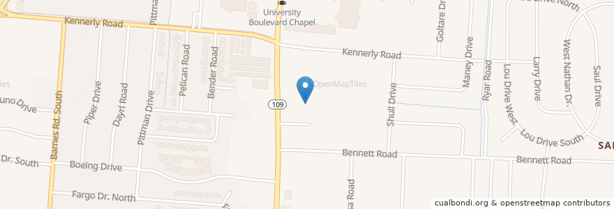 Mapa de ubicacion de Baptist Primary Care Center en États-Unis D'Amérique, Floride, Comté De Duval, Jacksonville.