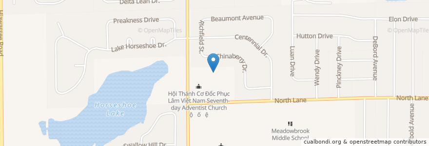 Mapa de ubicacion de Central New Testament Church Of God en Estados Unidos Da América, Flórida, Condado De Orange.