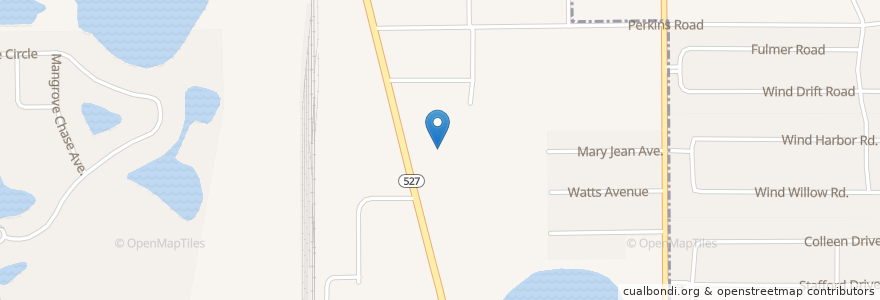 Mapa de ubicacion de United States Post Office en 美利坚合众国/美利堅合眾國, 佛罗里达州/佛羅里達州, 橙县/橙縣/橘郡.