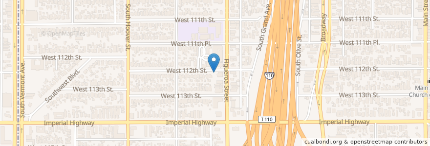 Mapa de ubicacion de Ascension School en ایالات متحده آمریکا, کالیفرنیا, Los Angeles County, لوس آنجلس.