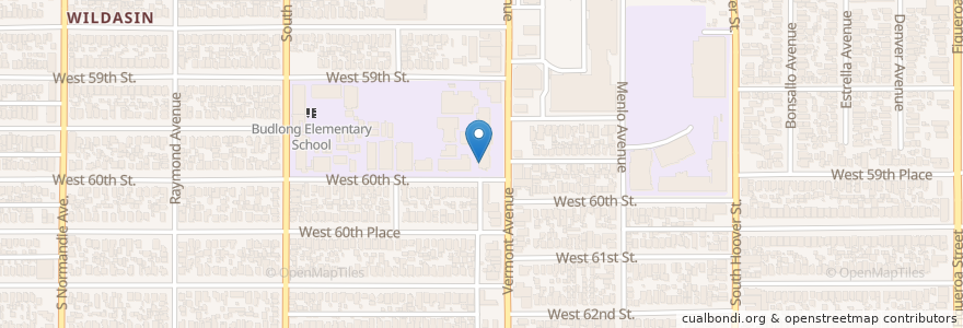 Mapa de ubicacion de Muir Middle School en Соединённые Штаты Америки, Калифорния, Los Angeles County, Лос-Анджелес.