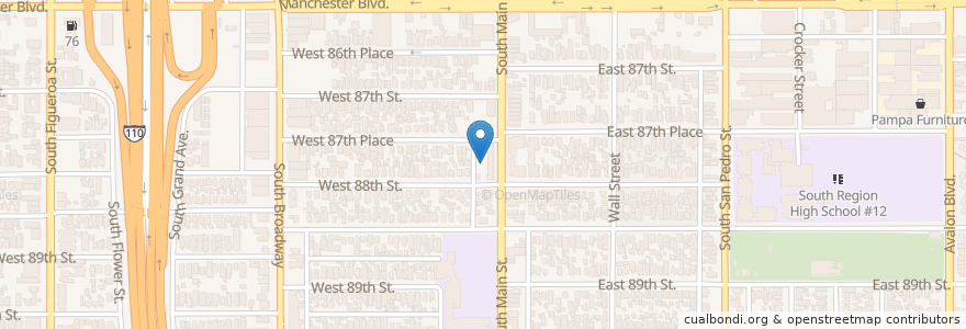 Mapa de ubicacion de Mother of Sorrows School en Amerika Syarikat, California, Los Angeles County, Los Angeles.