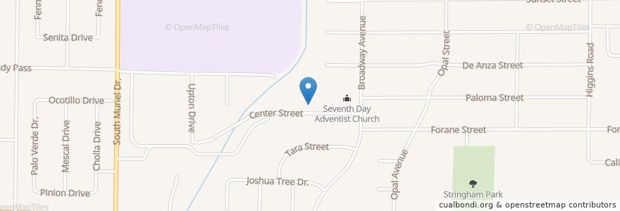 Mapa de ubicacion de Seventh Day Adventist School en États-Unis D'Amérique, Californie, San Bernardino County, Barstow.