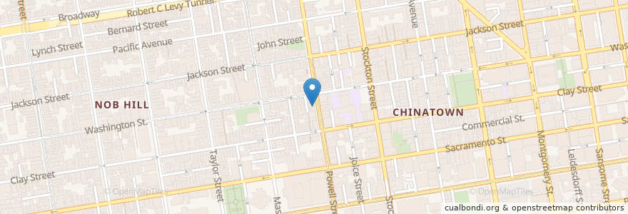 Mapa de ubicacion de Chi Sin Buddhist and Taoist Association en United States, California, San Francisco City And County, San Francisco.