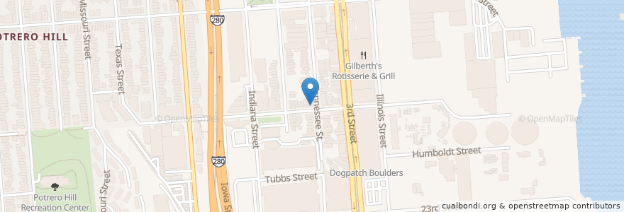 Mapa de ubicacion de Saint Stephen Baptist Church en 美利坚合众国/美利堅合眾國, 加利福尼亚州/加利福尼亞州, 旧金山市县/三藩市市縣/舊金山市郡, 旧金山.
