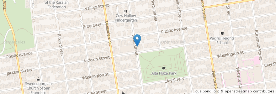 Mapa de ubicacion de Sterne School en United States, California, San Francisco, San Francisco.