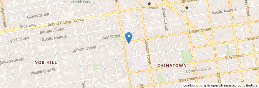 Mapa de ubicacion de Cumberland Chinese School en Соединённые Штаты Америки, Калифорния, Сан-Франциско, San Francisco.