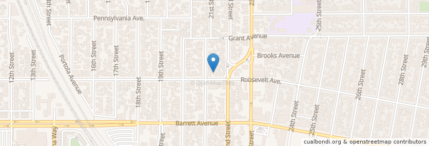 Mapa de ubicacion de New Gethsemane Church of God in Christ en アメリカ合衆国, カリフォルニア州, Contra Costa County, Richmond.
